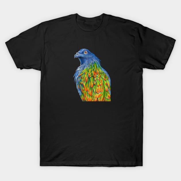 Nicobar Pigeon T-Shirt by Tim Jeffs Art